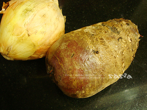 甜菜根與洋蔥