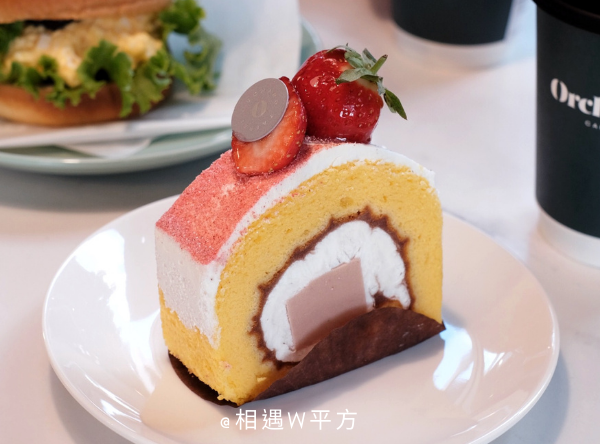 【台北美食】Orchard CAFE 中山國小站不限時咖啡廳 台北早午餐 手沖單品咖啡 草莓蛋糕 布里歐漢堡 (8)