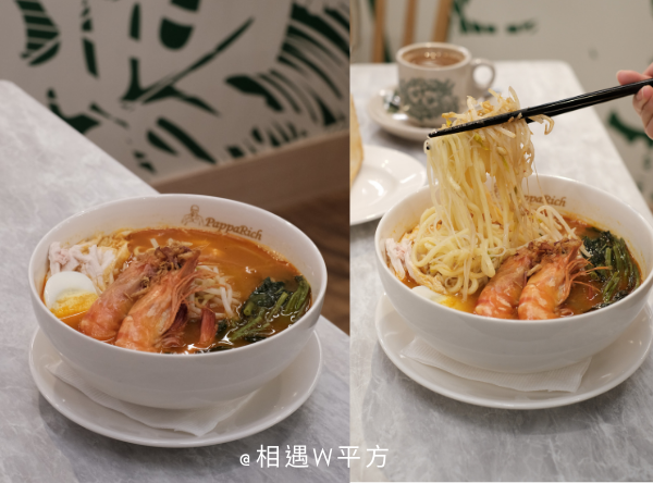 【台中美食】 Pappa Rich金爸爸 馬來西亞料理 新光三越中港店 道地叻沙 咖哩雞 海南雞 咖椰吐司 恐龍美祿 西屯區聚餐 (9)