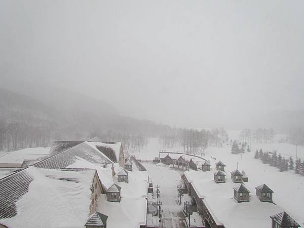 下完雨 又開始暴雪