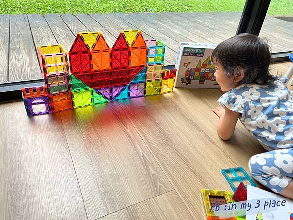 【i-smart】美國豪華彩色透光磁力積木片,彩窗磁力片好看