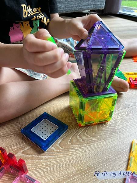 【i-smart】美國豪華彩色透光磁力積木片,彩窗磁力片好看