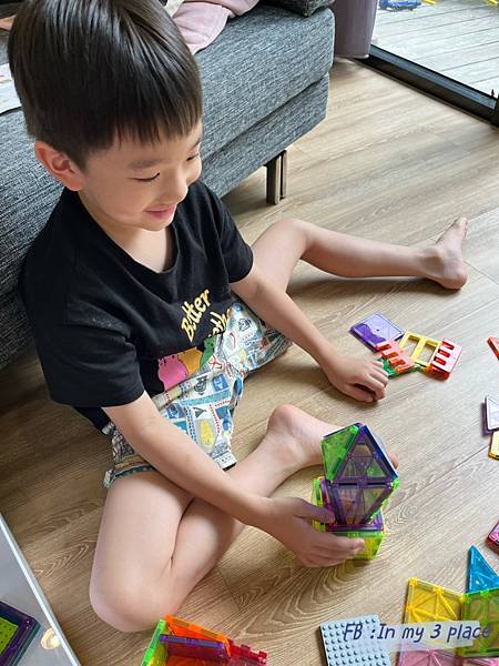 【i-smart】美國豪華彩色透光磁力積木片,彩窗磁力片好看