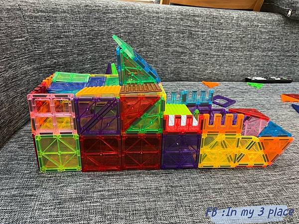 【i-smart】美國豪華彩色透光磁力積木片,彩窗磁力片好看