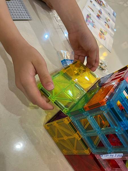 【i-smart】美國豪華彩色透光磁力積木片,彩窗磁力片好看