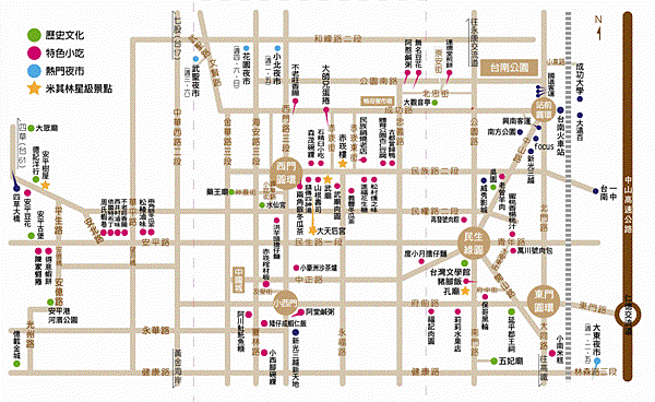 tainan map tainan map