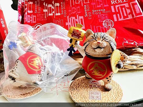 開箱小廢文 虎年限定 朝隈俊男ｘ喜年來蛋捲 石虎金福太郎聯名公仔 盒玩公仔 卡呸醬的腦神經 痞客邦