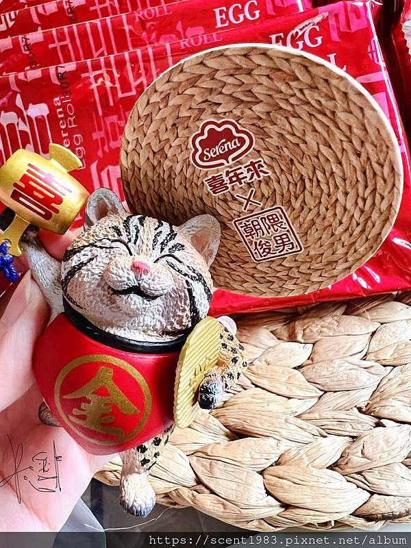 開箱小廢文 虎年限定 朝隈俊男ｘ喜年來蛋捲 石虎金福太郎聯名公仔 盒玩公仔 卡呸醬的腦神經 痞客邦