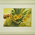 香巷綠園  水仙花 Daffodil watercolor on paper/30.5x22.5 cm By 馬蹄