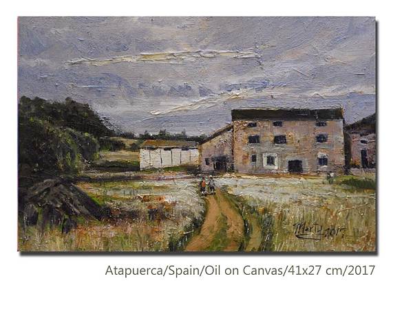 朝聖之路/Atapuerca/Spain/oil on canvas /41x27 cm(6p)/2017 