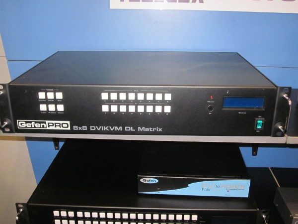 01-Gefen showed the 8x8 DVIKVM DL matrix switche.jpg