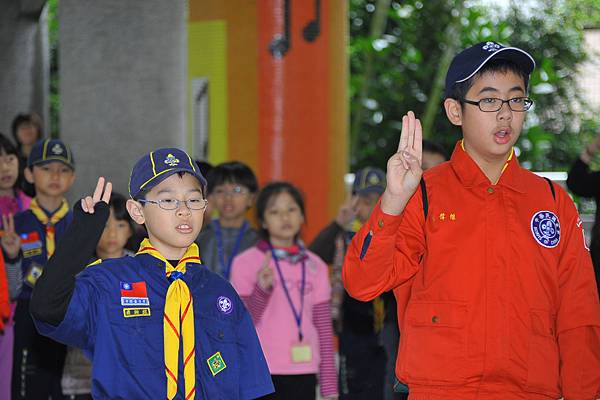 72團集會結束儀典