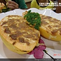 宜蘭-武暖餐廳-木瓜海鮮焗烤.JPG