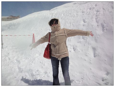 黑布立山  雪之大谷~伸個懶腰!