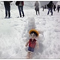雪之大谷~魯夫玩的滿身都是雪!