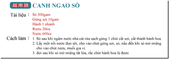 Canh ngao sò