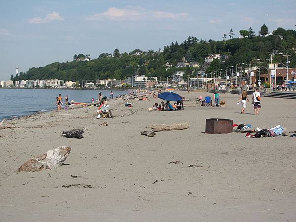 西雅圖旅遊:Seattle Alki Beack Park