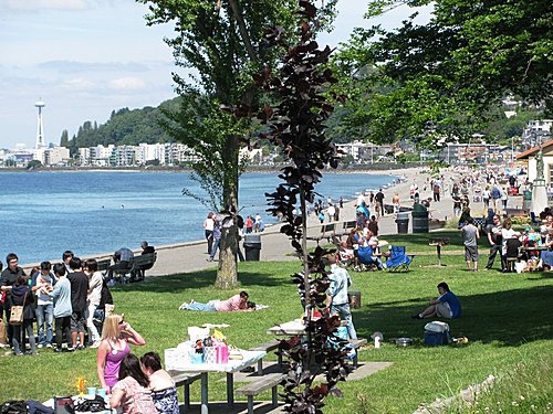 西雅圖遊學:Seattle Alki Beack Park