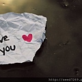 I Love You Love Heart Paper Water HD Wallpaper - FreeHDWall.Blogspot.Com