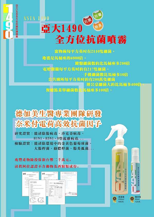 購買方式 亞大1490全方位抗菌噴霧 年3月25日更新 周慶的部落閣 痞客邦 購買方式 亞大1490全方位抗菌噴霧 年3月25日更新 周慶的部落閣 痞客邦
