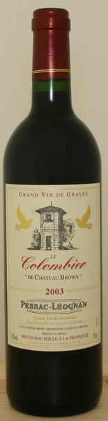 Le Colombier de Chateau Brown 布朗古堡紅葡萄酒.jpg Le Colombier de Chateau Brown 布朗古堡紅葡萄酒.jpg