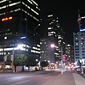 Night scenes in downtown