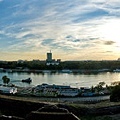 Sava into Danube(left to right)