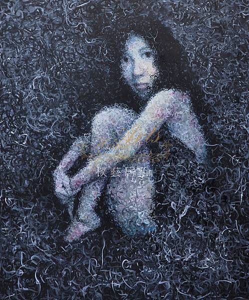 張豐田｜孤獨女人｜160×130cm｜2011 布面油畫