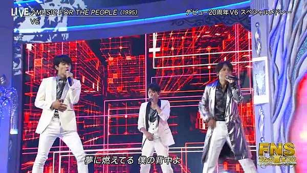 15 07 29 Fns うたの夏まつり デビュー周年v6スペシャルメドレー せいちゃん的玩樂小天地 痞客邦