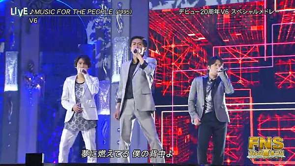 15 07 29 Fns うたの夏まつり デビュー周年v6スペシャルメドレー せいちゃん的玩樂小天地 痞客邦