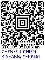 BarcodeCHENYU CHIEN21451632737942