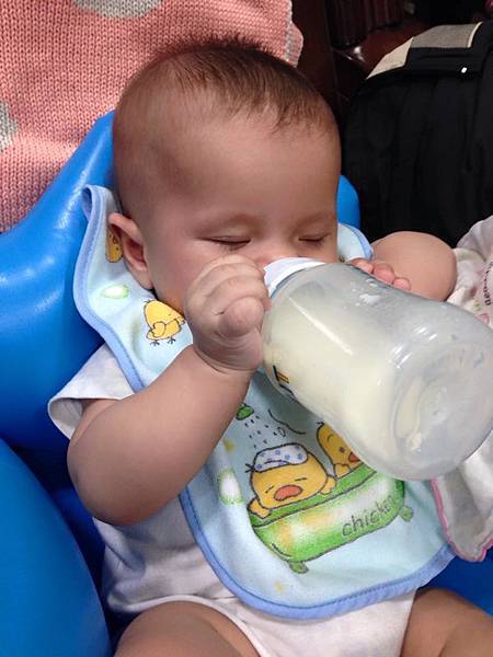 Drinking milk Drinking milk