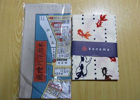 深川地圖手帕 深川地圖手帕