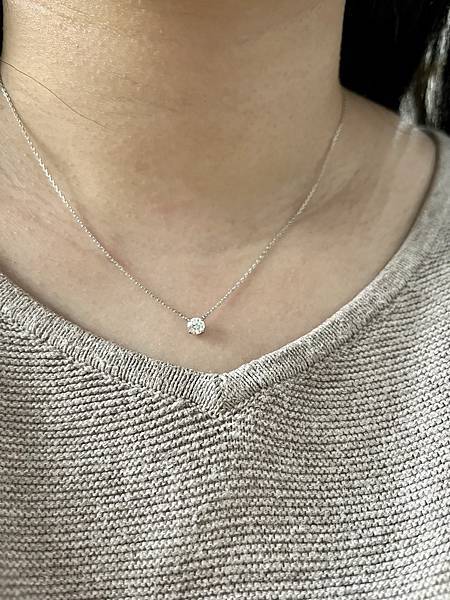 [珠寶] 單鑽項鍊的個人選擇心得(更新)