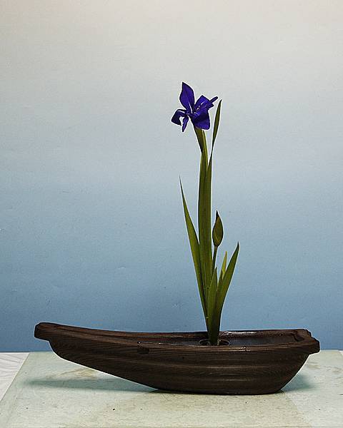 泊船 池坊 いけばな 生け花 花器 船型 華道具 木製