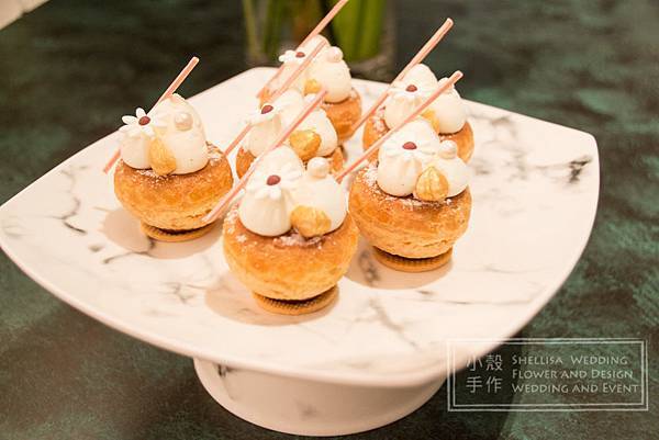 marble candy bar wedding 大理石甜點
