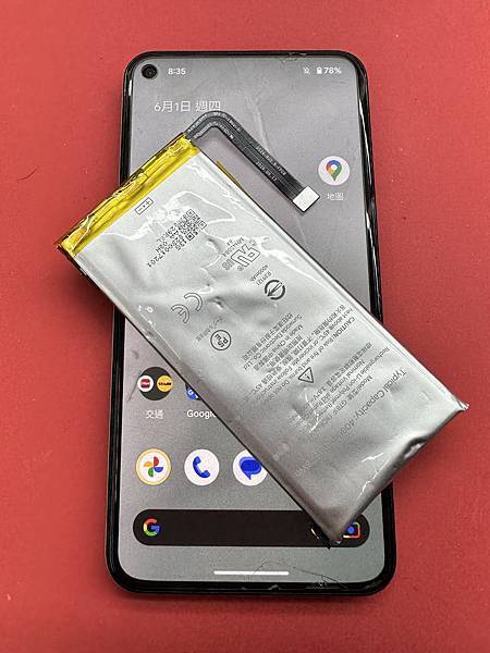 google pixel 5 電池膨脹螢幕觸控不良.jpg