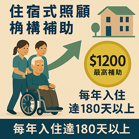 照護族注意!衛福部補助加碼至12萬 7月起開放申請 照護族注意!衛福部補助加碼至12萬 7月起開放申請