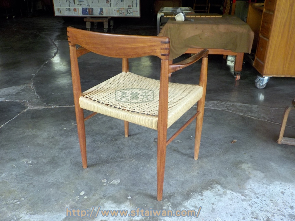 長青傢俱-丹麥橡木紙纖椅椅背修復