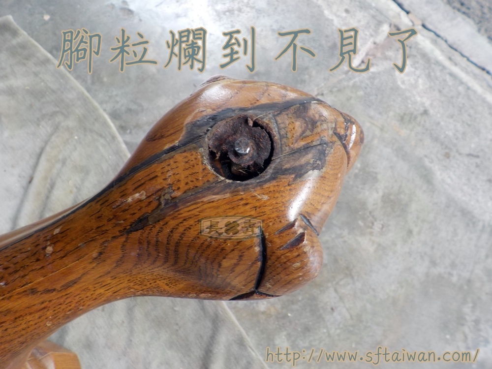 長青傢俱-橡木OAK跳桌桶身脫膠修復 長青傢俱-橡木OAK跳桌桶身脫膠修復