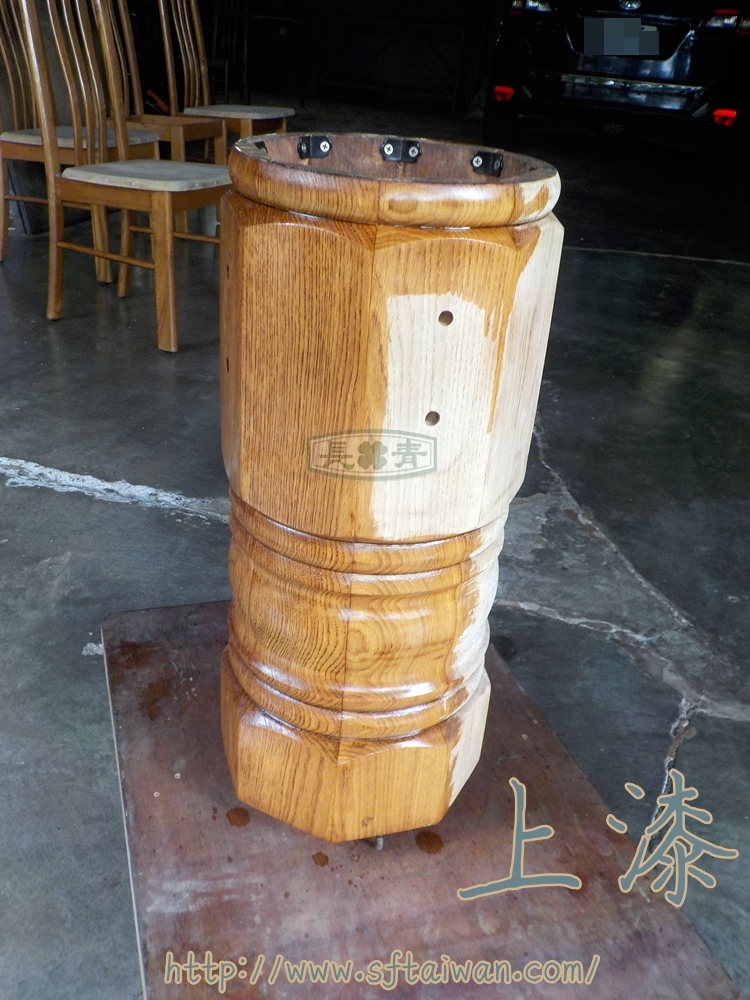 長青傢俱-橡木OAK跳桌桶身脫膠修復 長青傢俱-橡木OAK跳桌桶身脫膠修復