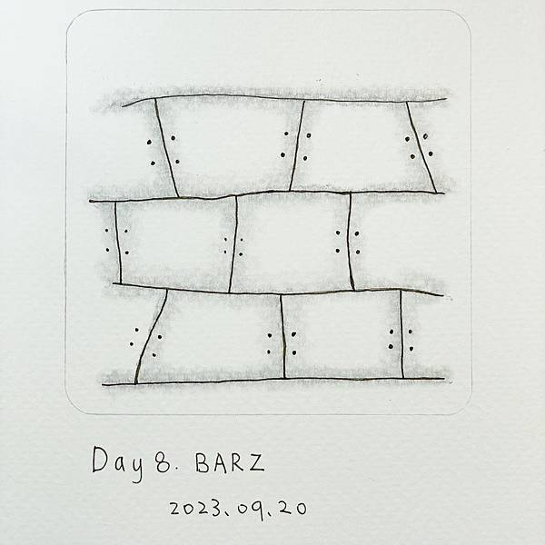 禪繞畫-inktobertangles2023 Day5-1