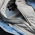 SHADOW 2013-14 秋/冬 Dial Denim Hoodie Jacket 帽可拆皮袖牛仔外套