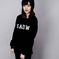 SHADOW 2014 秋/冬  Non-Woven College Sweatershirt 不織布字體大學圓領上衣