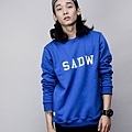 SHADOW 2014 秋/冬  Non-Woven College Sweatershirt 不織布字體大學圓領上衣