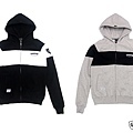 SHADOW 2014-15 秋/冬  Two Tone Hoody Jacket 棉質重磅拼接連帽外套