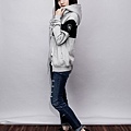 SHADOW 2014-15 秋/冬  Two Tone Hoody Jacket 棉質重磅拼接連帽外套