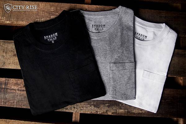 SHADOW 2014-15 秋/冬 Cotton Crew Neck Pocket Tee 圓領口袋上衣 & Cotton Crew Neck Tee 圓領上