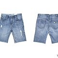 【2016SS Kohlrabi Denim Shorts】夏日淺藍小破壞牛仔短褲  輕量化的材質少讓夏天的悶熱天氣造成負擔 小破壞為牛仔褲加以點綴 破爛成度可依自己的著