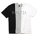 【2017SS MAFIA Tee】  MAFIA意大利語為黑手黨 這句朗朗上口的單字卻影響著美國的潮流文化 不少電影、電視劇 甚至廣告都與他們的形象或生活有關 簡單的一